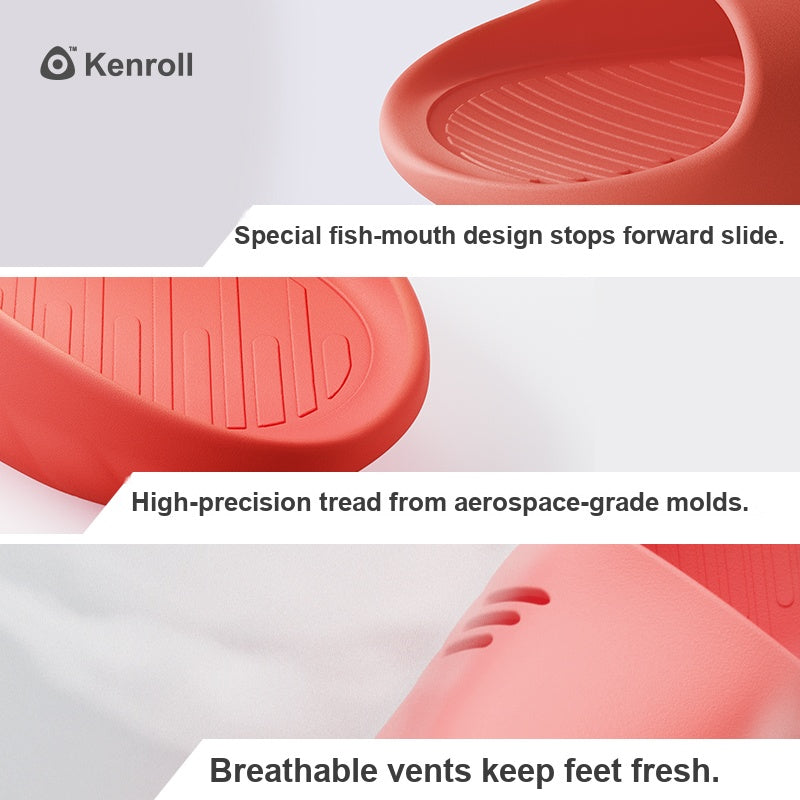 KENROLL K203 non-slip anti-bacterial thick sole shark slides - view 10