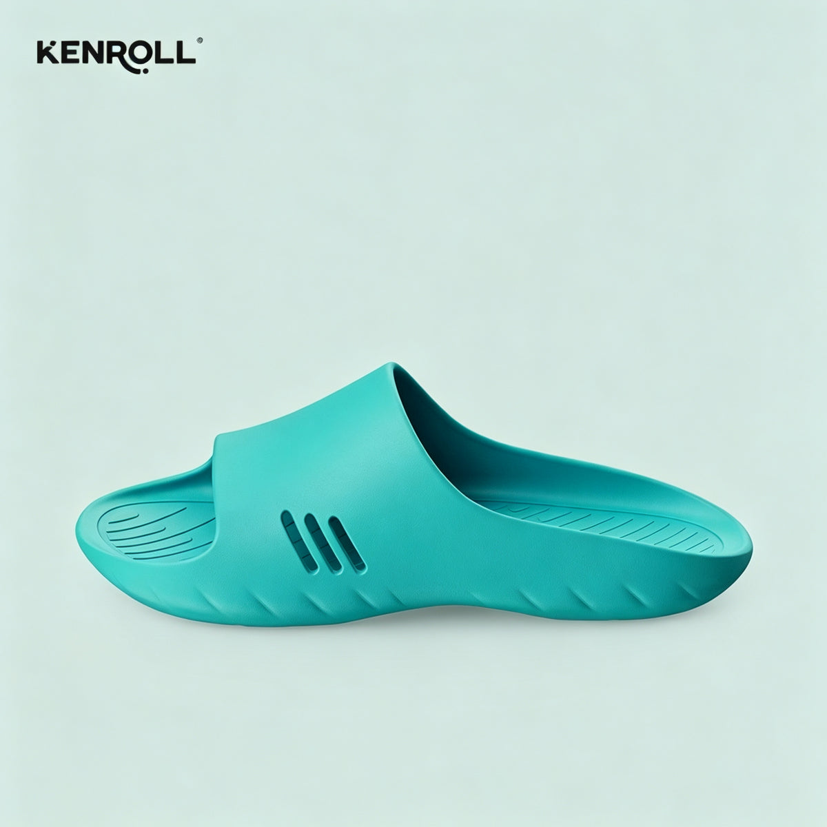 KENROLL K203 non-slip anti-bacterial thick sole shark slides - view 2