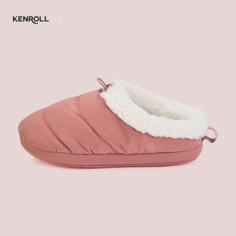 KENROLL K679 goose down plush lined winter slippers